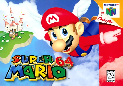 Super Mario 64 box