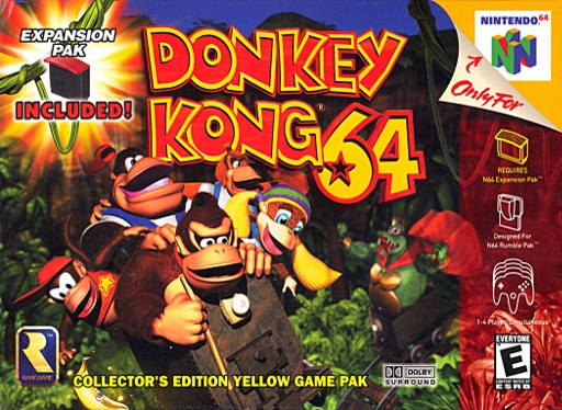 Donkey Kong 64 box